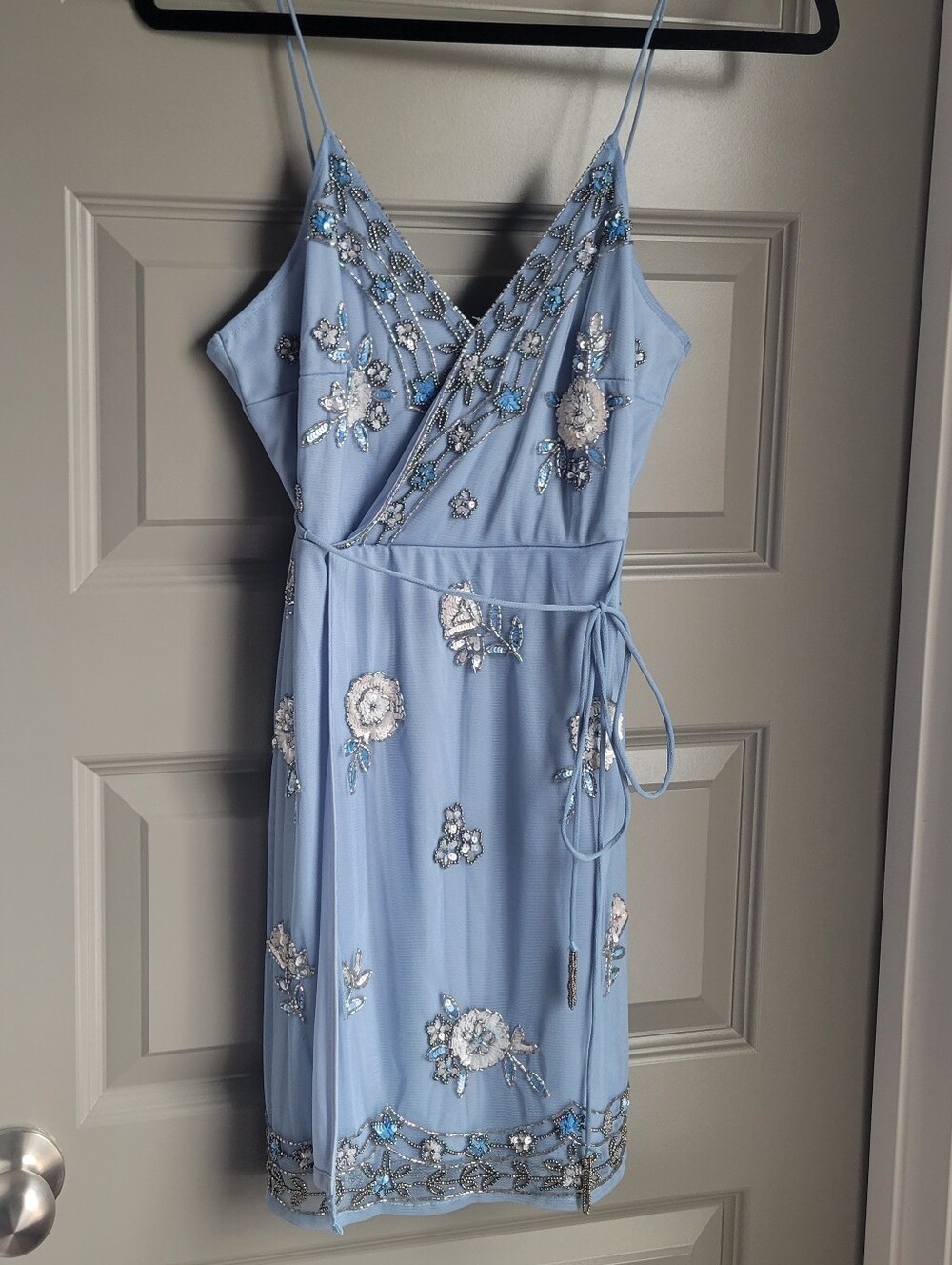 NWT Altar'd State Beaded Blue Dress